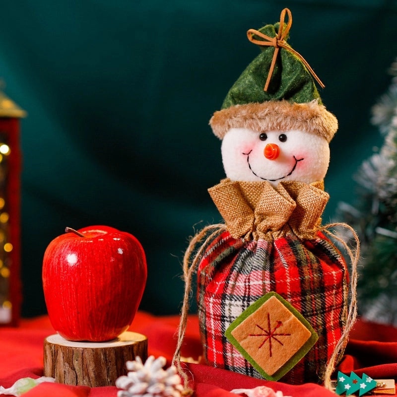 Christmas Tree Santa Claus Snowman Gift Bags Festive Party Wrapping Supplies|Holiday Party Supplies