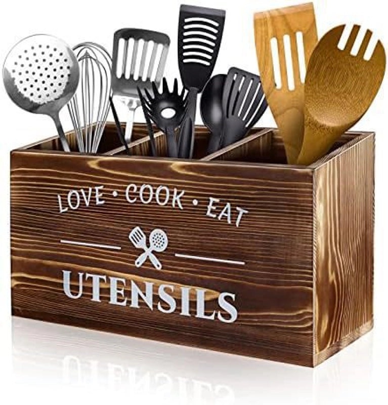 Vintage Multicolor Wooden Storage Box with Classic Retro Design | Home Decor & Storage Solutions