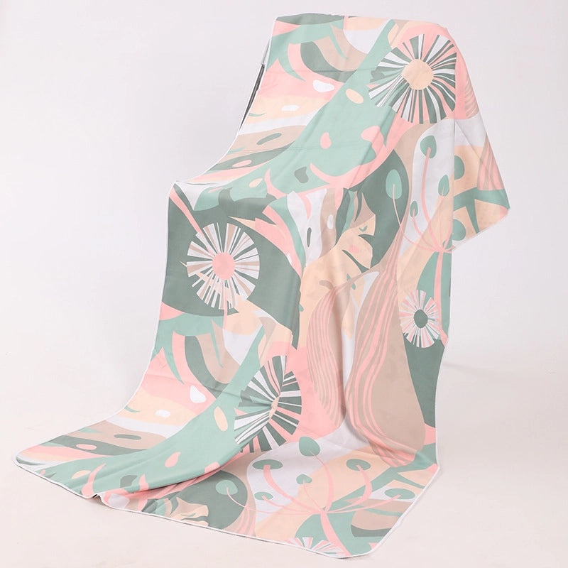 Underwater Animal Print Double-Sided Velvet Polyester Bath Towel | Bath & Beach Towels