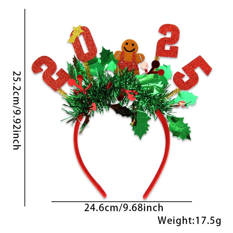 Christmas Cute IG Style Snowman & Elk Felt Hair Band Party Accessories|Holiday Hair Accessories