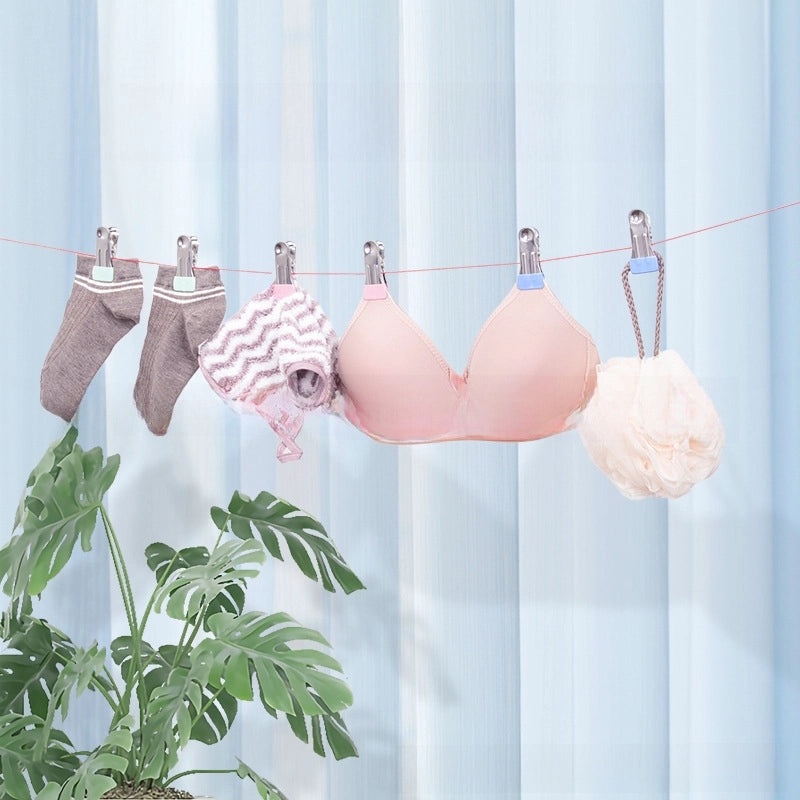 Seamless Stainless Steel Windproof Clothes Clip for Drying | Home & Living/Clothes Hangers & Drying Accessories