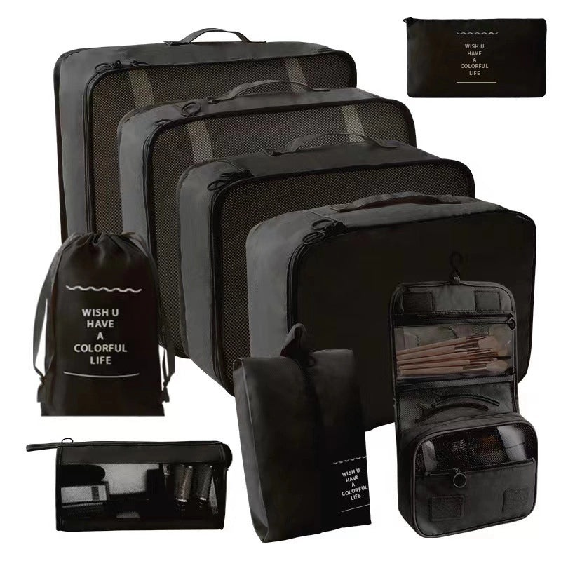 Travel Organizer Bag 9-Piece Set | Travel Accessories