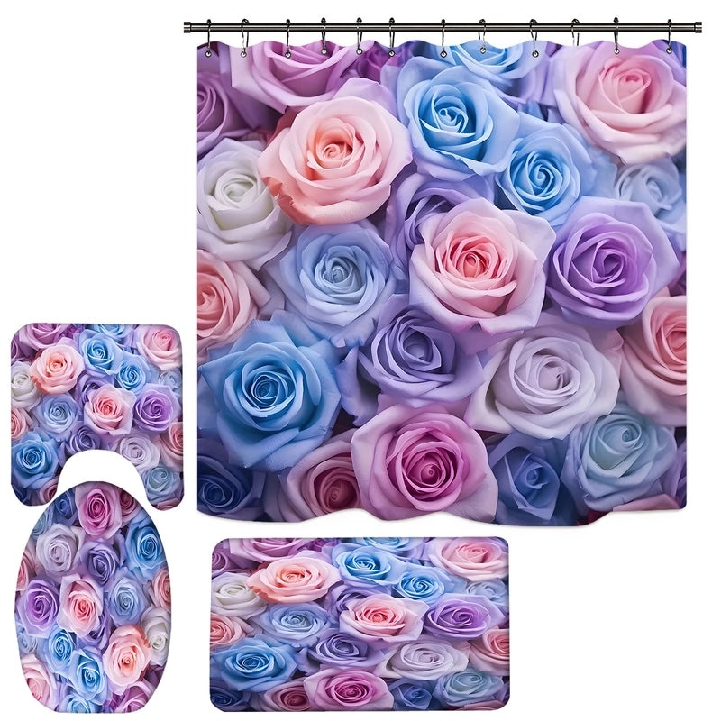 Floral Polyester Curtains for Casual Elegant Ladies | Home Decor Curtains & Drapes