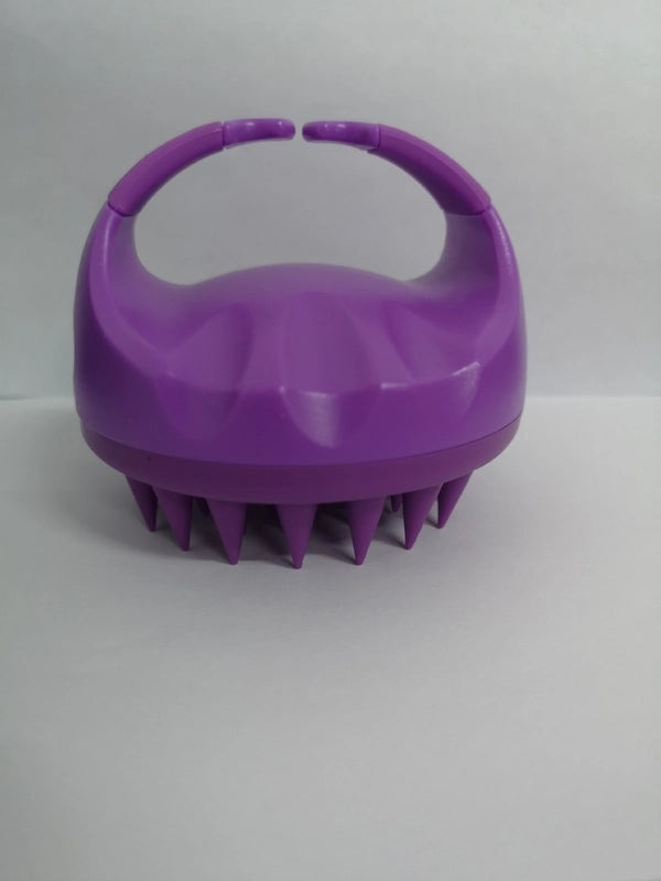 Silicone Handheld Shampoo Brush for Scalp Massage and Bath Cleaning | Hair Care & Styling Tools