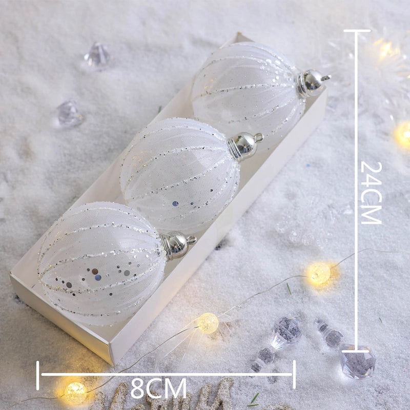 Christmas Sweet Ball Horse Plastic Ornaments Set | Christmas Decorations