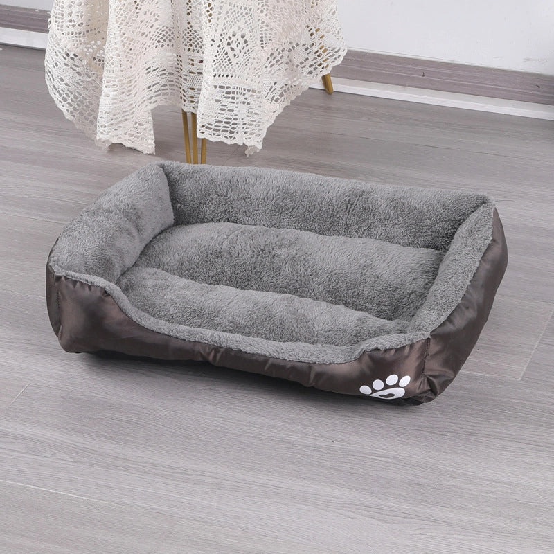 Candy Color Square Pet Nest for Dogs and Cats Universal Kennel Mat with PP Cotton Filling | Pet Beds & Accessories
