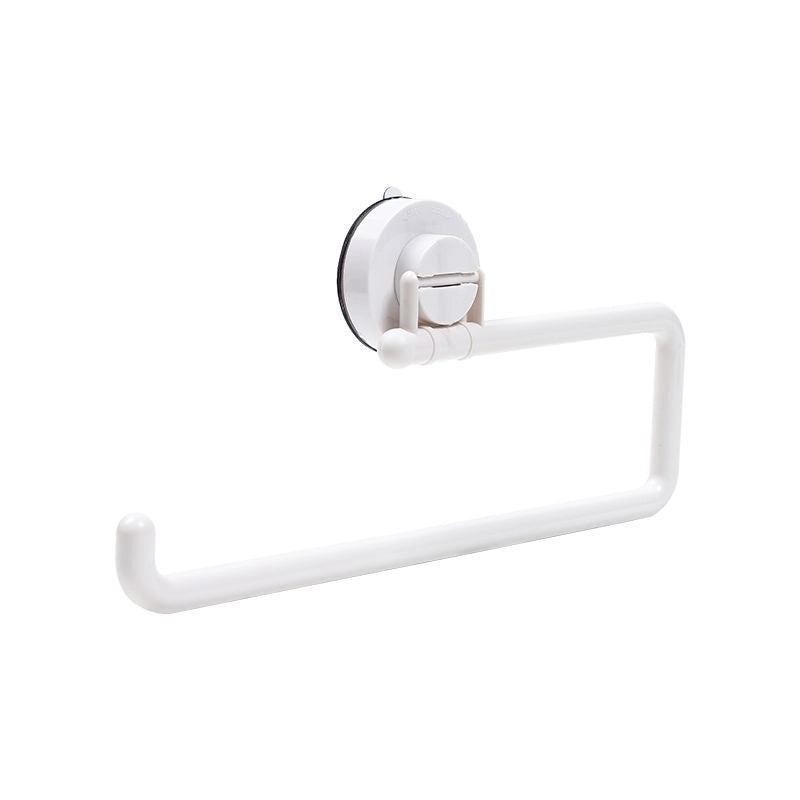 Bathroom Towel and Kitchen Paper Storage Rack with Suction Cups, Punch-free Toilet Paper Holder Hook | Home Organization