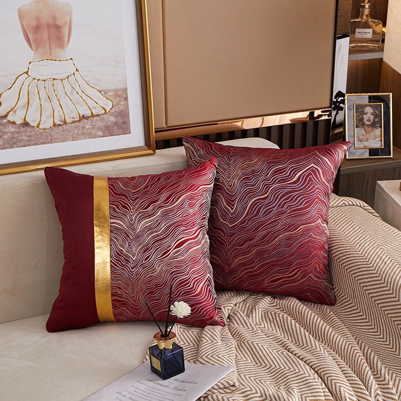 Minimalist Casual Stripe Polyester Throw Pillow Cover for Couch and Sofa Decor|Home Decor