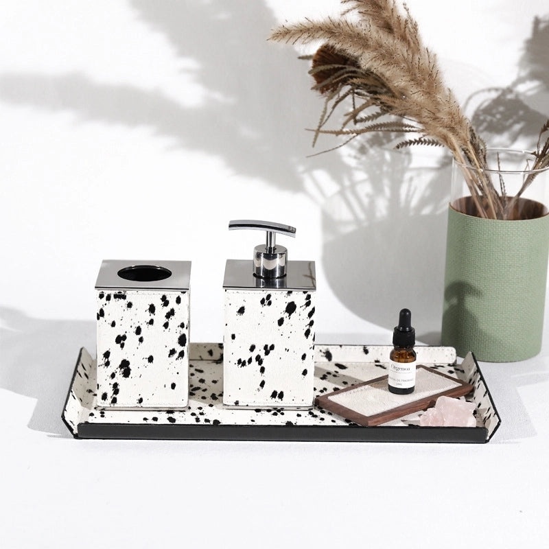 Luxury Stainless Steel Horse Hair Bathroom Set | Home & Hotel Bathroom Accessories