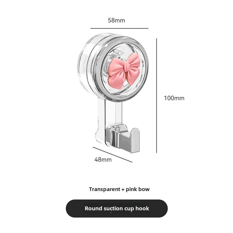 Rotary Strong Suction Cup Hook Non-perforated Seamless Load-bearing for Kitchen Bathroom Towel Door|Home Organization & Storage