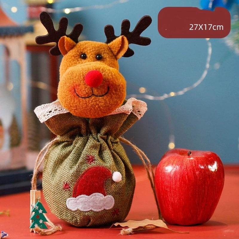 Christmas Tree Santa Claus Snowman Gift Bags Festive Party Wrapping Supplies|Holiday Party Supplies