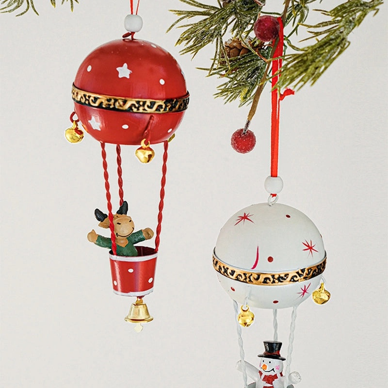 Christmas Minimalist Santa Snowman Elk Iron Hanging Ornaments for Holiday Parties Daily Decorations|Holiday Decorations