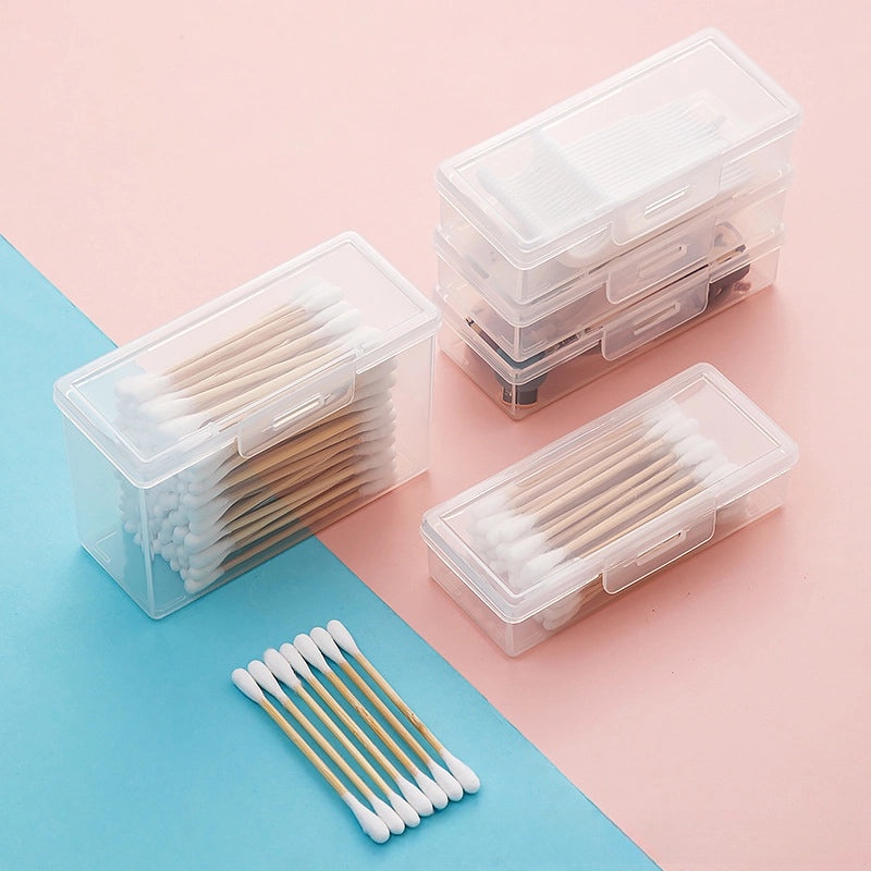 Portable Travel Storage Box for Medicine Cotton Swabs Earrings Necklace Hairpin | Jewelry & Storage Accessories