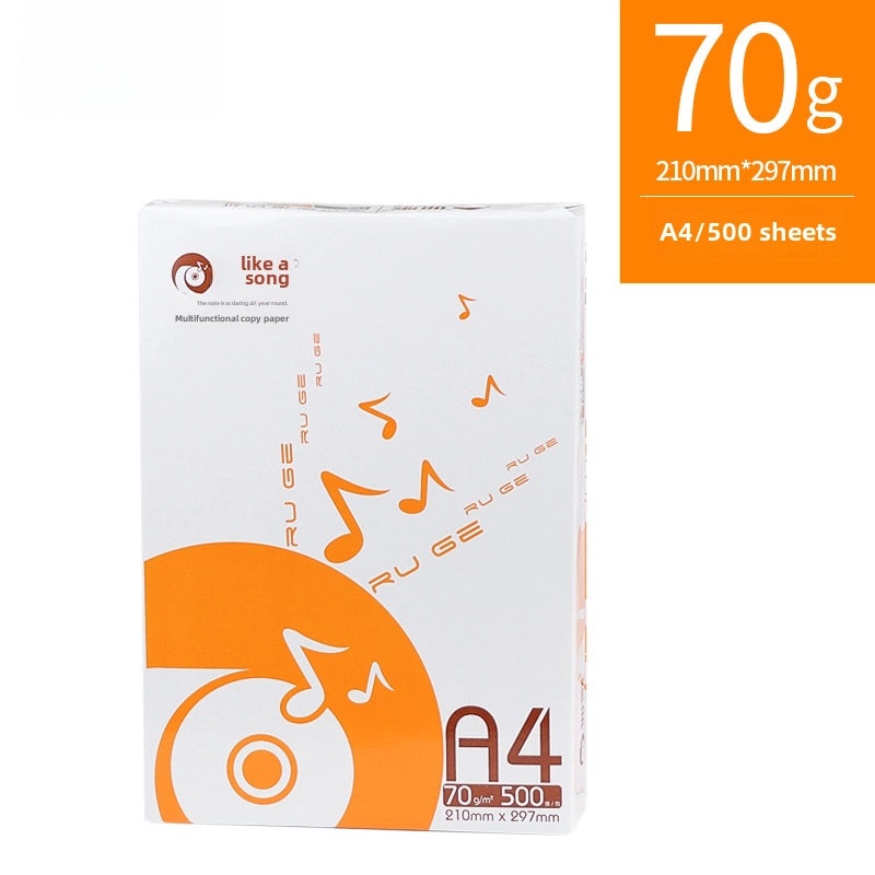 Such As Song A4 70gsm Copy Paper 500 Sheets Single Pack White Printing Office Draft Paper|办公用品