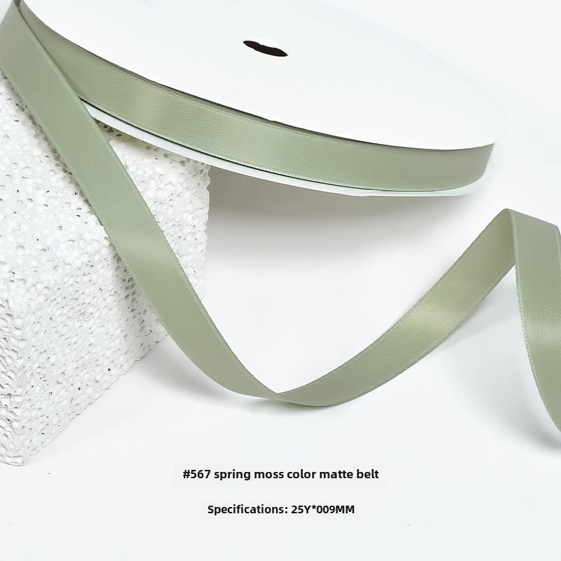 Yao Ming Han Style Milk Silk Ribbon Bow Hair Accessory Korean Full-matte Floral Packaging Belt|Hair Accessories