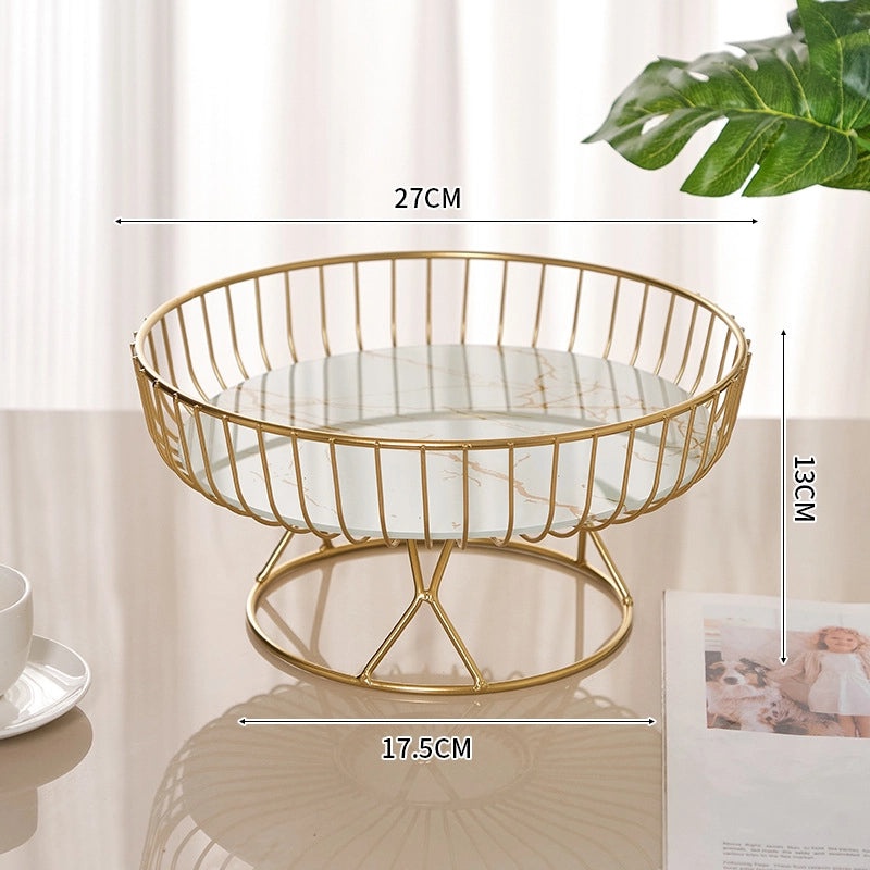 Nordic Fruit Plate Decorative Tray for Living Room Snack Candy Counter|Home & Kitchen Accessories