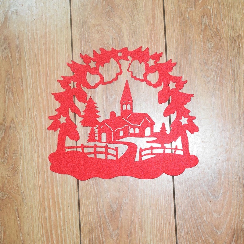 Red Christmas Pendant Decorations for Home | Christmas Ornaments