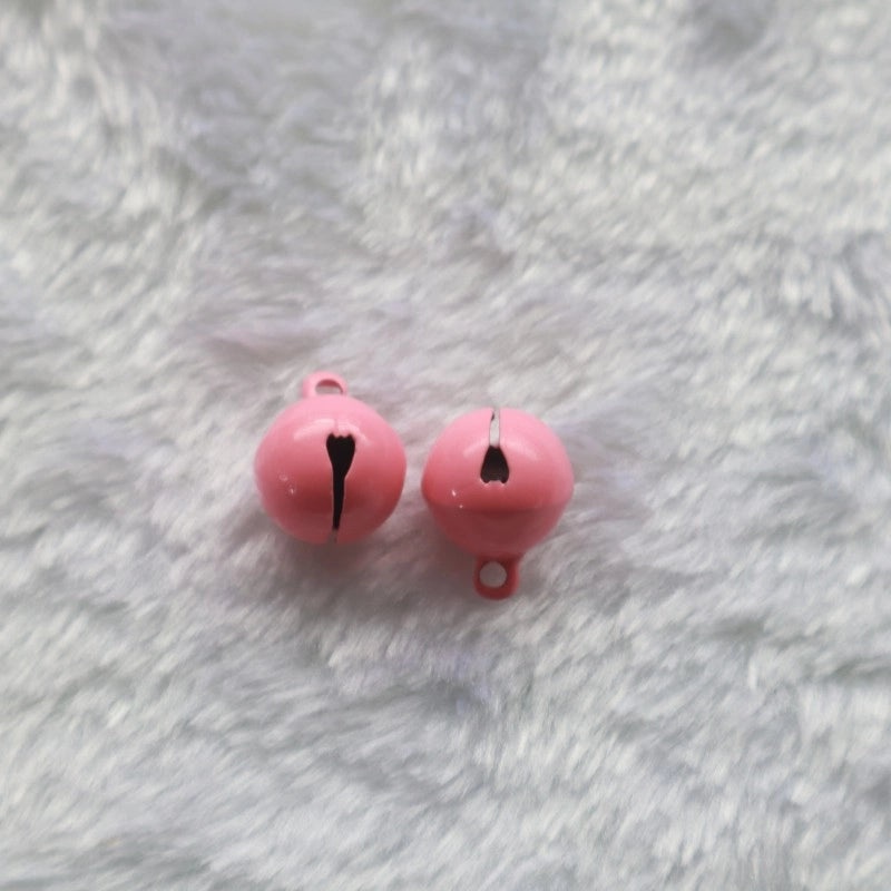 200 Pcs 14mm Iron Painted Small Bells for Keychains, Doll Accessories, Pet Collars, Christmas Pendants|Jewelry & Accessories