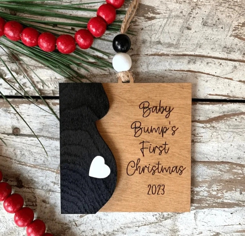 Christmas Modern Pastoral Style Wooden PVC Ornament|Home Decor & Seasonal Decorations