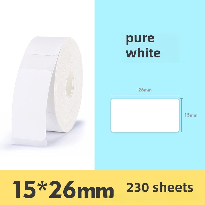 Jingchen D11 Transparent Thermal Printing Label Paper for Jewelry Cosmetic Cable | Adhesive Protective Pet Paper|Label Supplies