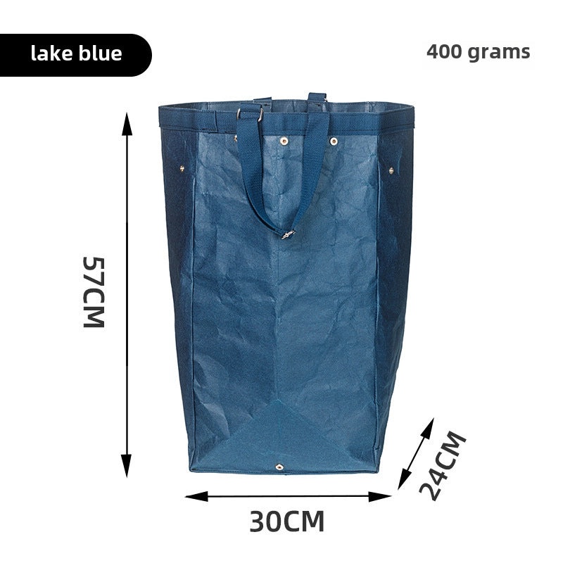 Biodegradable Kraft Paper Storage Bag for Laundry Toys Clothes Organizing Large Space | Home Storage & Organization