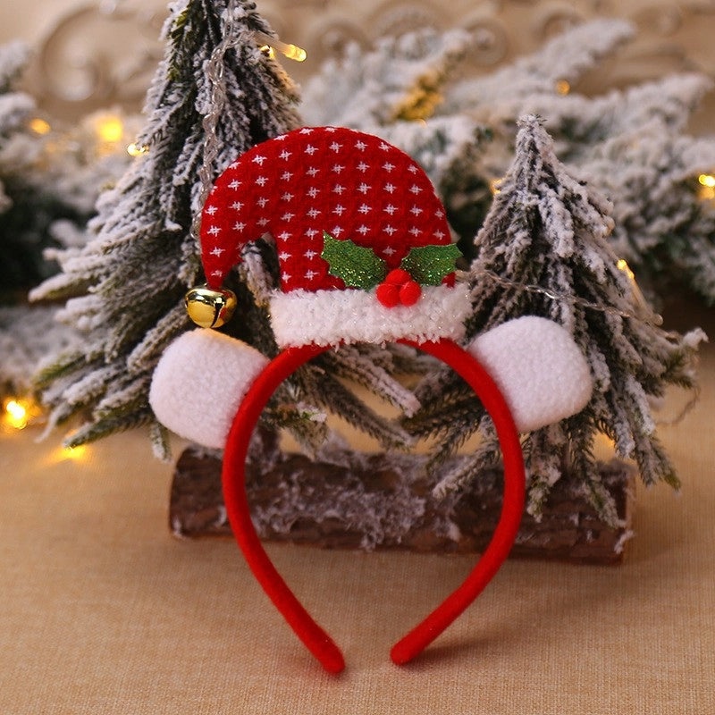 Festive Christmas Hat Hair Band Cute Classic Style for Party and Festival|Accessories & Hair Accessories
