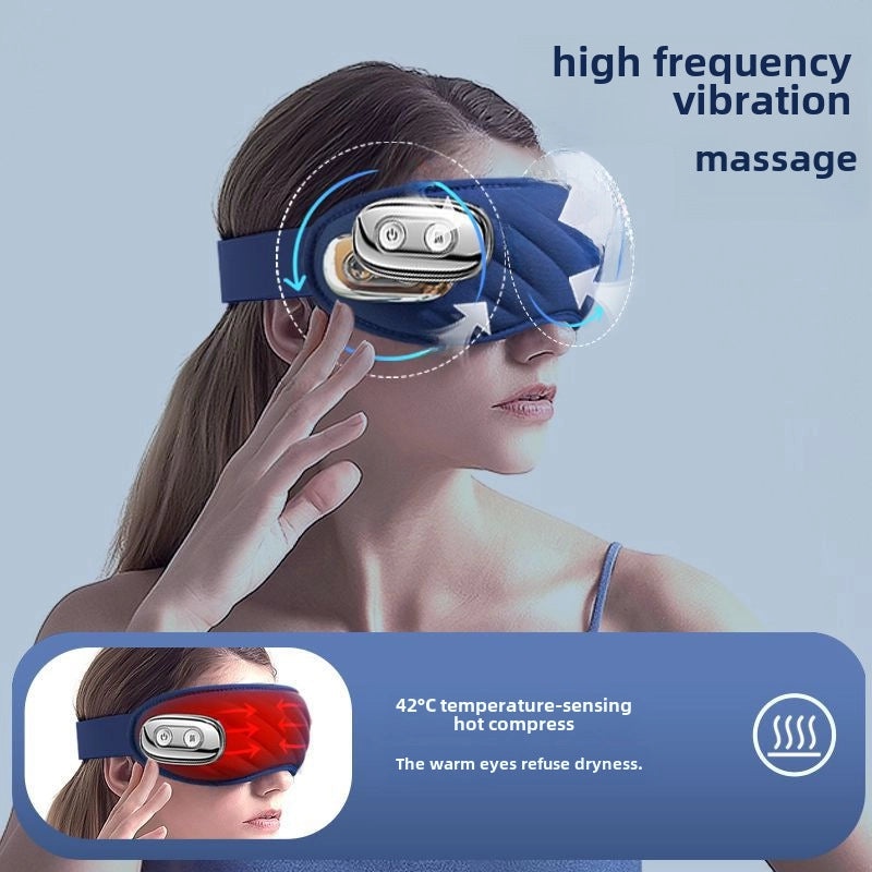 Eye Massager with Vibration, Hot & Cold Compress for Eye Fatigue Relief | Eye Care & Relaxation Devices