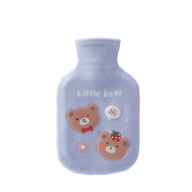 Cartoon Bear Plush Hot Water Bag for Women Winter Hand Warmer Japanese Korean Style|Hot Water Bags & Hand Warmers