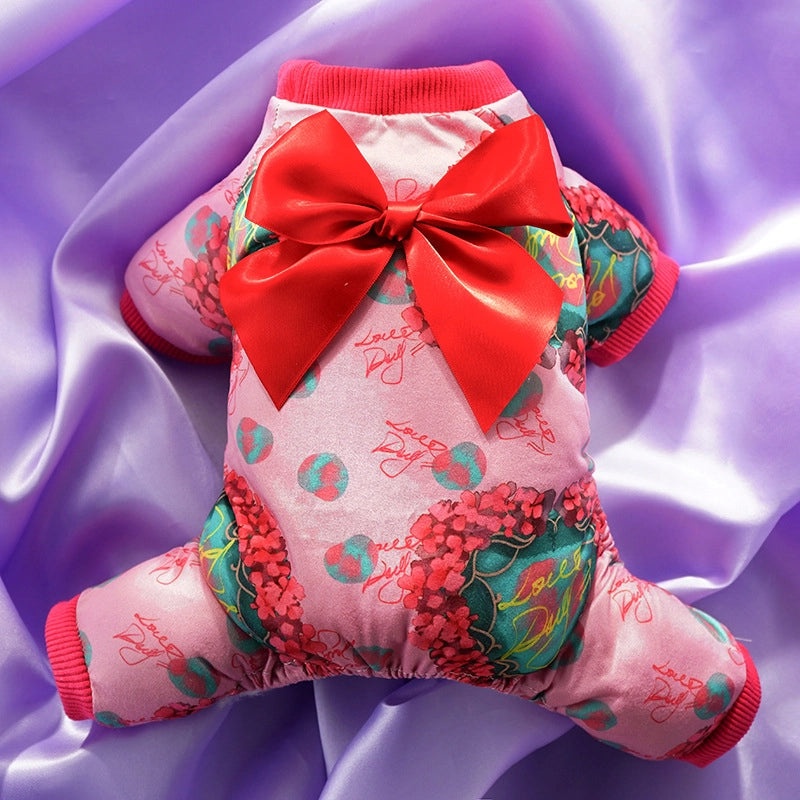 Valentine's Day Cherry Strawberry Pet Outfit Casual Polyester Apparel|Pet Clothing & Accessories