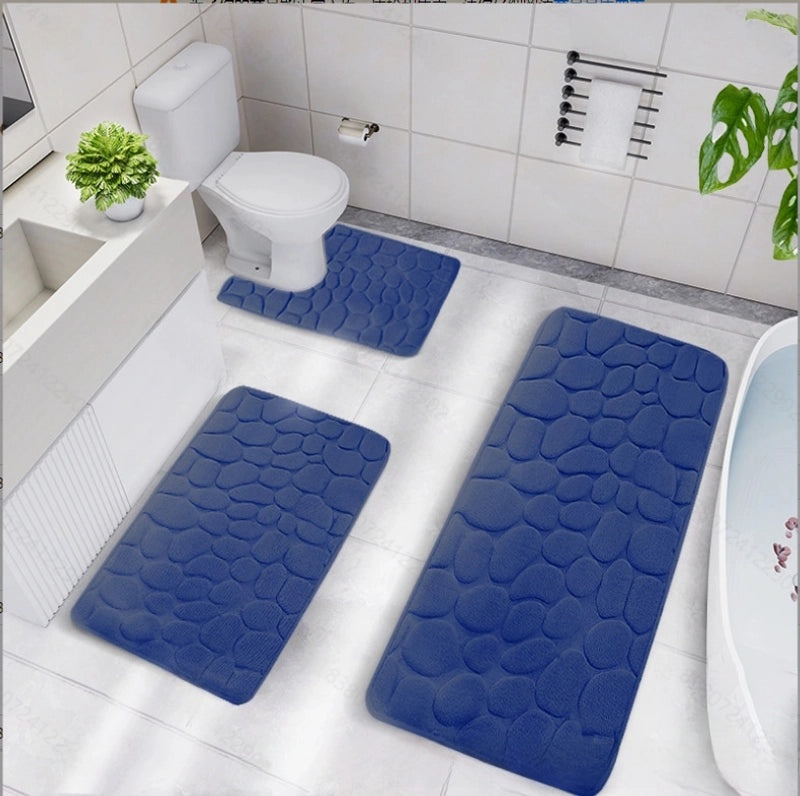 Nordic Non-slip Bathroom Door Mat Absorbent Bedroom Carpet Household Entrance Rug|Home & Living > Bath > Bath Rugs & Mats