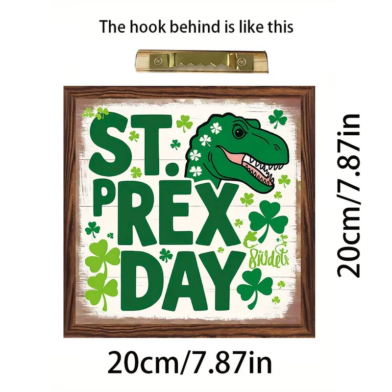 St. Patrick's Day and Easter Wooden Shamrock Rabbit Letter Home Decoration Party Supplies 1 Piece|Holiday Decorations