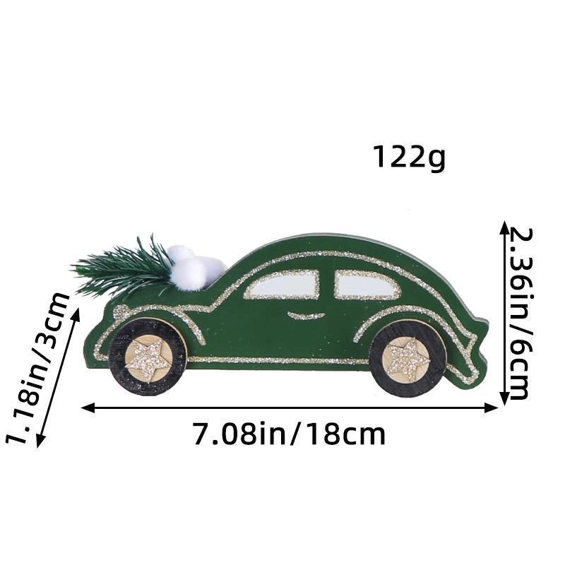 Christmas Chinoiserie Cartoon Style Pastoral Wooden Ornament|Home Decor & Holiday Accessories