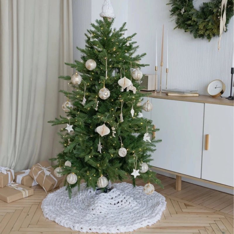 Handmade Crocheted Christmas Tree Mat 2024 | Home Decor & Holiday Accessories