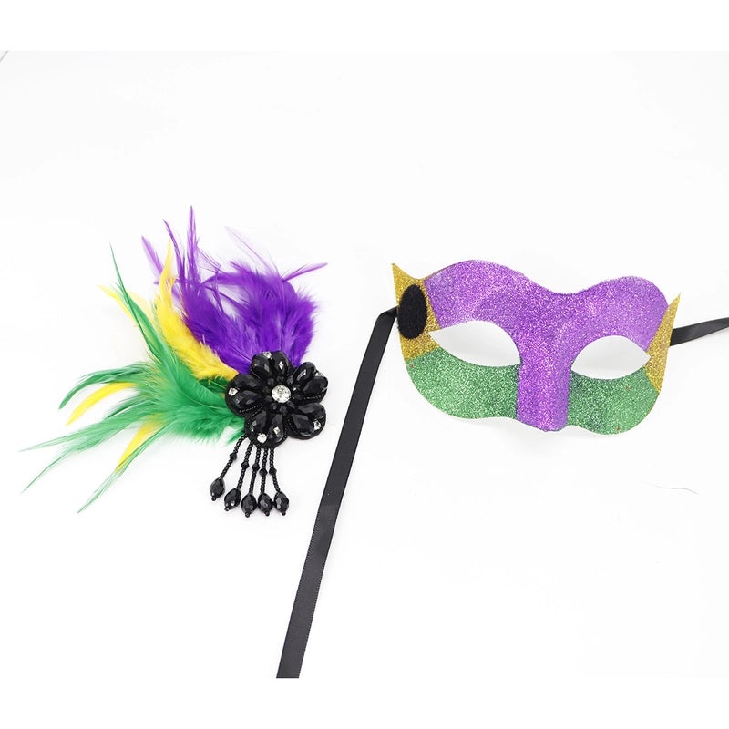 Easter Mardi Gras Feather Plastic Party Mask Selfie Props Holiday Accessories 1 Piece|Party Supplies & Accessories