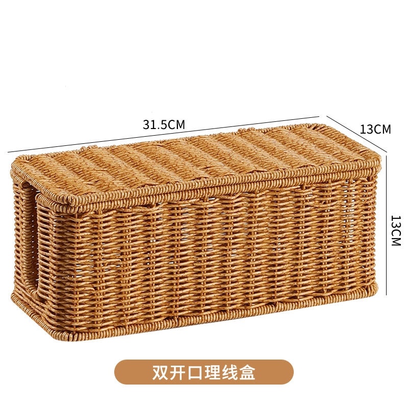 Simple Solid Color Plastic Organizer Box for Home or Office | Storage & Organization