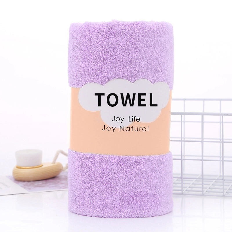 Soft Coral Fleece Bath Towel for Adults | Quick-Dry Thick Large Absorbent Bath & Beach Wrap Towel | Home Textile