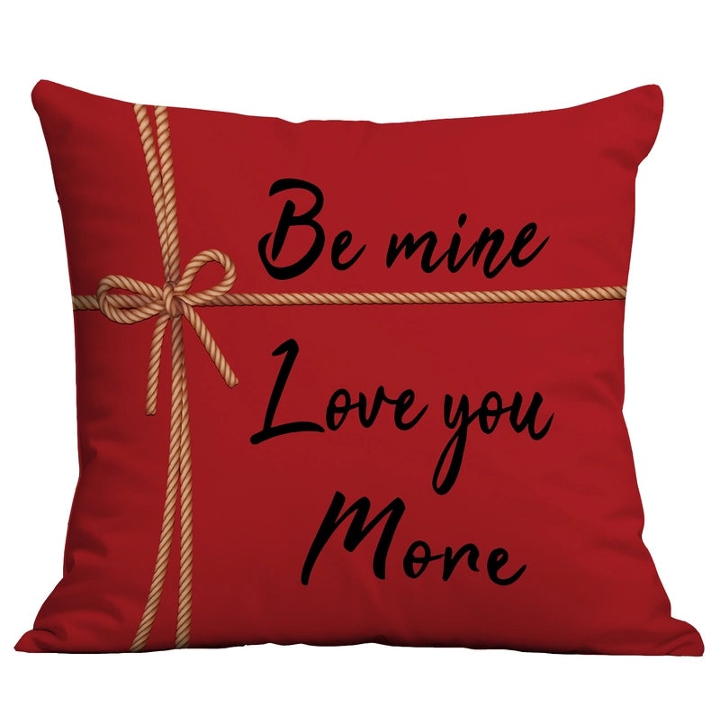 Minimalist Velvet Heart Letter Pillow Covers for Couch Sofa Decor | Home Decor & Pillows