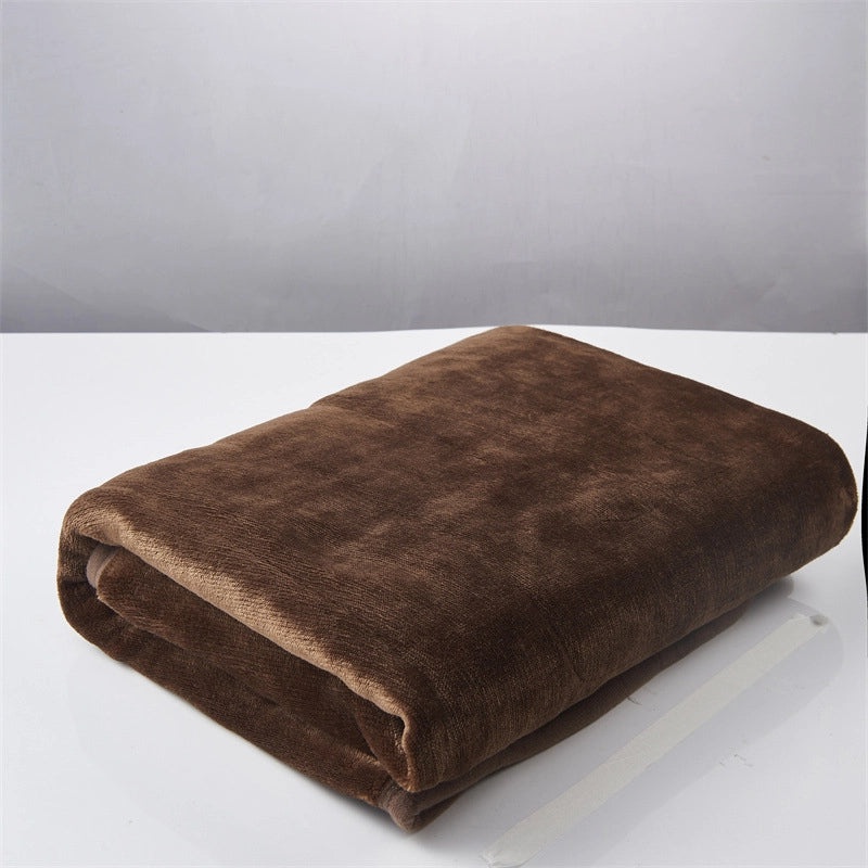 Cozy Solid Color Electric Throw Blanket for Bedding|Home Textiles & Bedding
