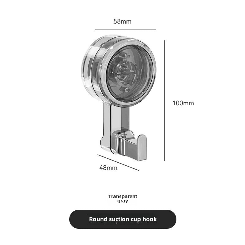 Rotary Strong Suction Cup Hook Non-perforated Seamless Load-bearing for Kitchen Bathroom Towel Door|Home Organization & Storage