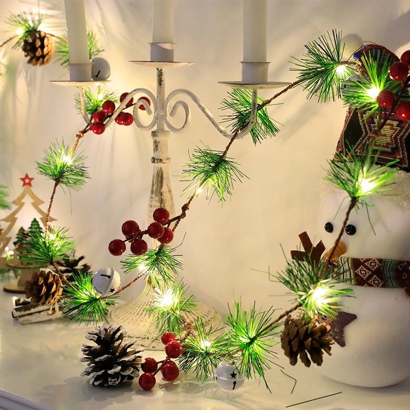 Romantic Christmas Pine Cone String Lights for Party Decoration|Holiday & Seasonal Lighting