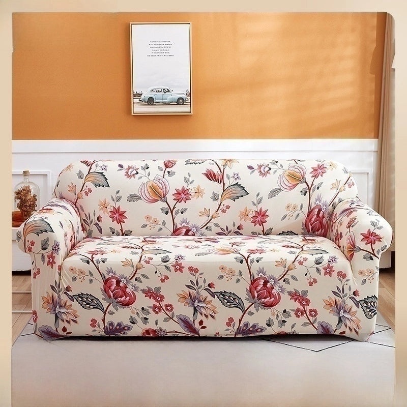 Universal Non-slip Elastic Sofa Cover Dustproof Fabric Four Seasons All-inclusive Protection|Home Textiles & Sofa Covers