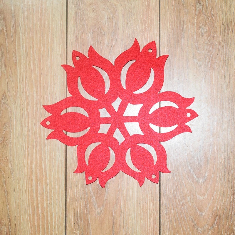 Red Christmas Pendant Decorations for Home | Christmas Ornaments