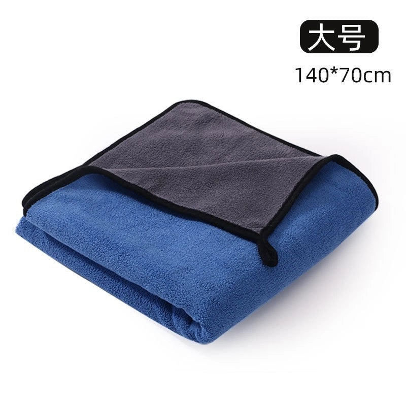 Extra Large Super Absorbent Pet Bathrobe Quick Dry Thickened Towel for Medium Large Dogs and Cats | Pet Bath Accessories