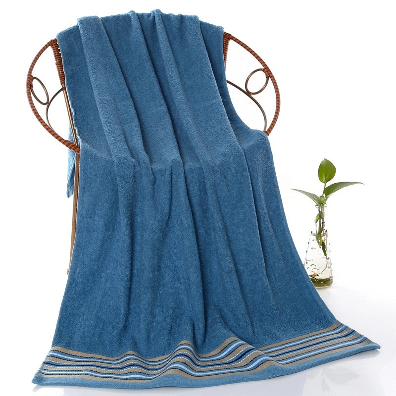 Soft Thick Cotton Bath Towel 70x140cm Household Quilt Gift Box | Home Textiles