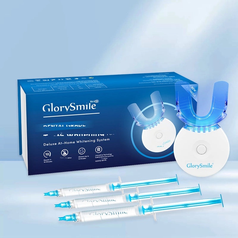 Teeth Whitening Device Kit with Special Gel for Home Use | Oral Care & Whitening Tools