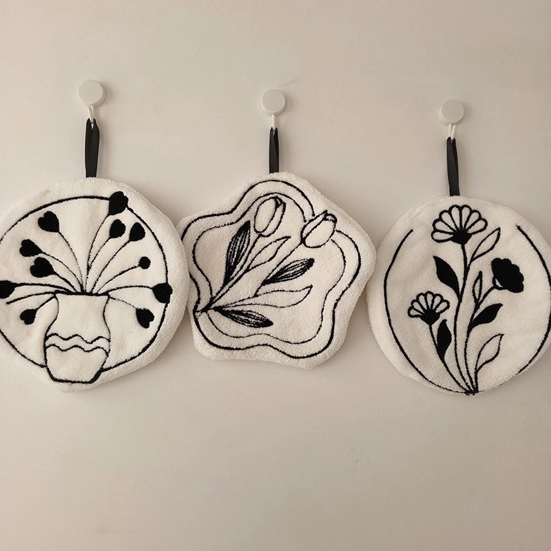 Minimalist Classic Letter Printed Polyester Towels | Home & Living Textiles