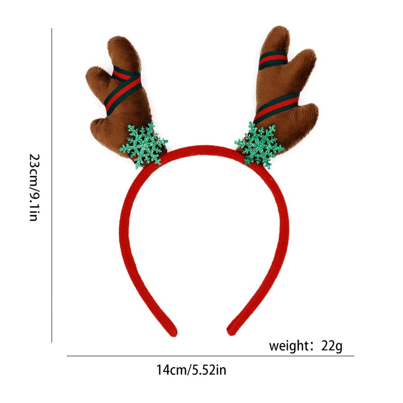 Festive Nordic Reindeer Antler Hairband Cute Christmas Party Accessory|Hair Accessories