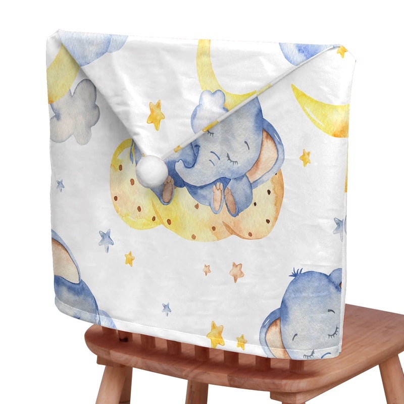 Christmas Plush Chair Back Cover Elephant Design | Home & Living / Holiday Decor