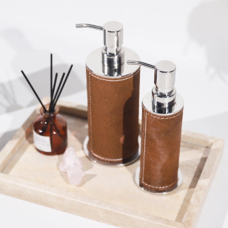 Stainless Steel Horse Hair Soap Dispenser for Hotel Villa | Bathroom Accessories