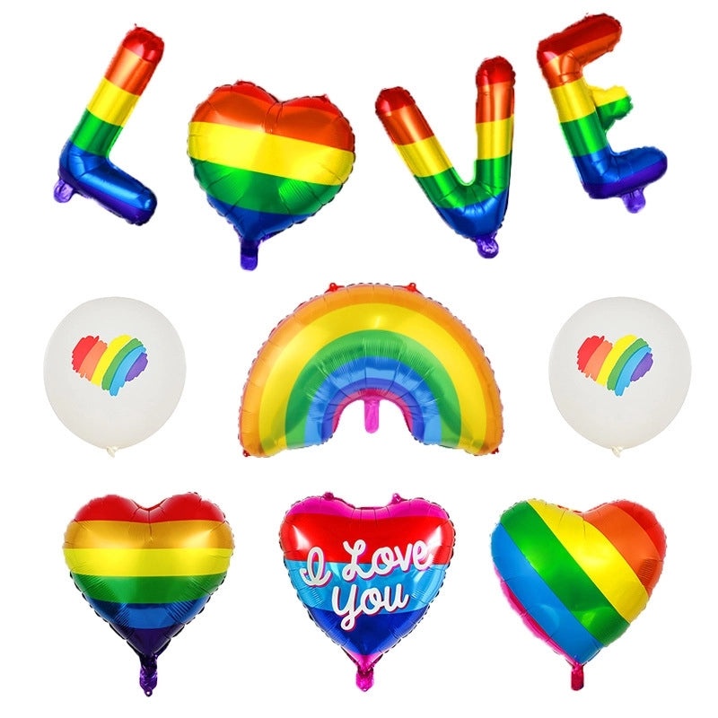 Classic Letter Heart Shape Aluminum Foil Balloons for Birthday Party Festival Decoration|Party Supplies Balloons